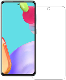Protecteur d'écran Axessorize ARMORGlass devant le Galaxy A52