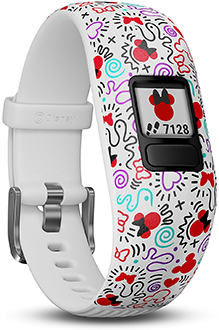 Angled Minnie Mouse Garmin vivofit jr. 2 Activity Tracker