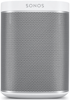 White Sonos PLAY:1 Speaker Front View