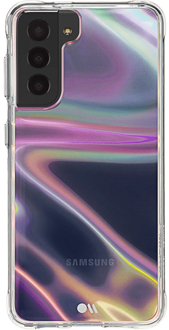 Vue arrière de l’étui Tough de Case-Mate transparent pour Galaxy S21 5G
