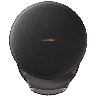 Black Samsung Convertible Wireless Charging Stand - Front View