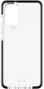 Vue arrière de l’étui Piccadilly de Gear4 noir pour Galaxy S20+ 5G