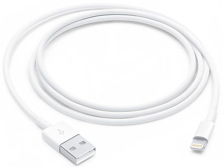 Apple Lightning 1M Cable white wrapped
