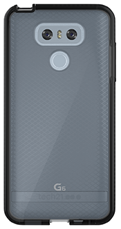 Smokey/Black Tech 21 Evo Check - LG G6 Case Back View