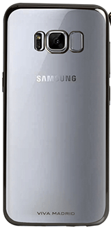 Gun Metal Viva Madrid Metalico Flex - Samsung Galaxy S8 Case Back View