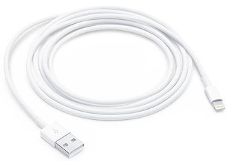 Apple Lightning 2M Cable white wrapped