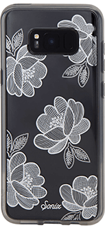 Silver Florette Sonix Clear Case - Samsung Galaxy S8 Plus Case Back View