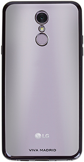 Black Viva Madrid Metalico Flex LG Q Stylo+ Case Back