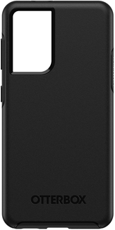 Vue arrière de l’étui d’OtterBox Symmetry noir pour Galaxy S21+ 5G