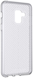 Angled Clear tech21 Evo Shell Galaxy A8 Case