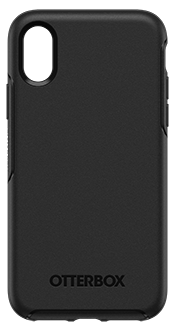 Black OtterBox iPhone X/Xs Symmetry Case Back