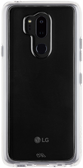 Vue arrière de l’étui Naked Tough de Case-Mate transparent pour LG G7