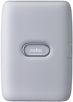 Ash White Fujifilm Instax Mini Link Smartphone Printer Front