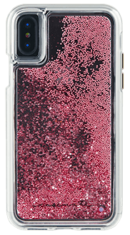 Étui Waterfall or rose de Case-Mate – Vue arrière de l’étui pour iPhone X