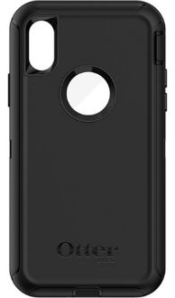 Vue arrière de l’étui OtterBox Defender Noir pour iPhone X