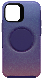 Violet Dusk Otter + Pop Symmetry iPhone 12 Mini Case Back