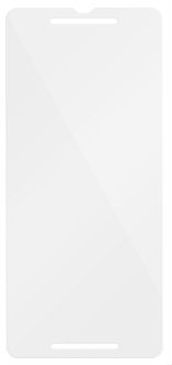 Clear Moshi Airfoil Glass - Pixel 2 Screen Protector White iPhone Front View