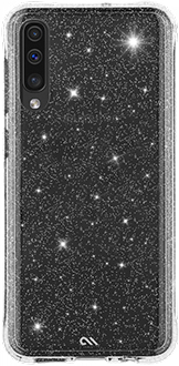 Glitter Case-Mate Sheer Crystal Galaxy A50 Case Back