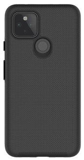Vue arrière de l’étui d'Axessorize PROTech noir pour Pixel 4a 5G