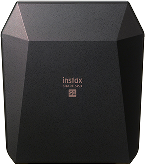 Black Instax SHARE SP-3 Square Printer Front