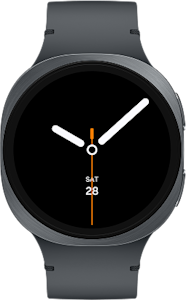 Samsung Galaxy Watch8 graphite vue de face