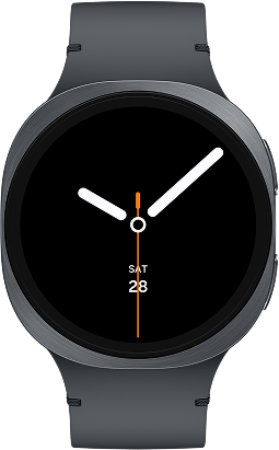 Samsung galaxy watch8 graphite front