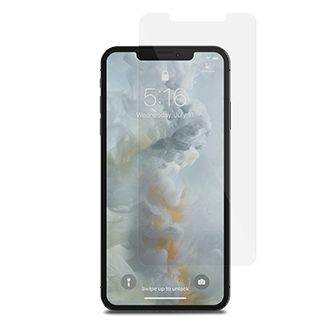 Clear Moshi Airfoil Glass - iPhone Xs Max Screen Protector Front View
