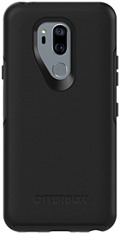 Vue arrière de l’étui Symmetry d’OtterBox noir pour LG G7