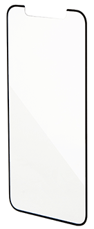 Clear Sonix Glass Seamless - iPhone X Screen Protector Angled View