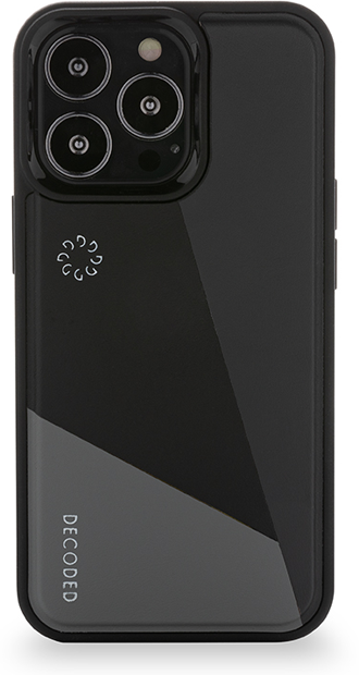 Black Decoded Back cover made with Nike Grind Case Back View for iPhoner 13 Pro