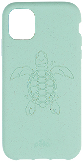 Ocean Turquoise Turtle Pela iPhone 11 Case Back