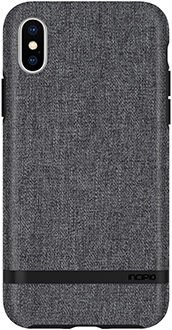 Grey Incipio Esquire - iPhone X Case Back View