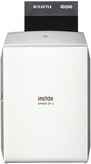 Imprimante Instax SHARE SP-2 argent pour téléphone intelligent de Fujifilm imprimant une photo