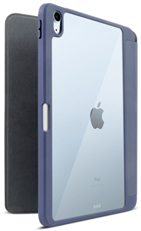 Angled blue LOGiiX Cabrio+ for iPad Pro 11" tablet case from the back