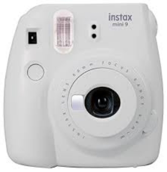 Smokey White Instax Mini Printing Photo Front View