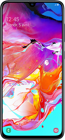 SM-A705ZK 001 Front Black FR