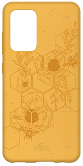 Yellow Bee Pela Galaxy A52 Case from the Back