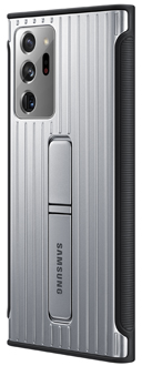 Angled Samsung Protective Cover Note 20 Ultra 5G Silver