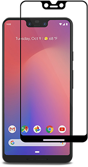 Clear Moshi IonGlass - Pixel 3 XL Screen Protector Front View
