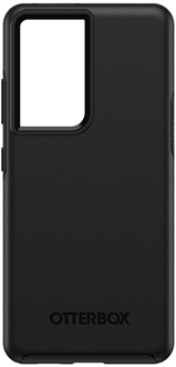 Black OtterBox Galaxy S21 Ultra 5G Symmetry Case from the Back