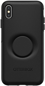 Black Otter + Pop Symmetry iPhone Xs Max Case Back