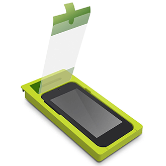 Protecteur d’écran en verre trempé transparent de PureGear – Vue avant du protecteur d’écran pour Samsung Galaxy A5 (2017)