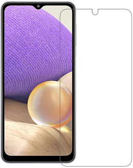 Protecteur d'écran Axessorize ARMORGlass devant le Galaxy A32