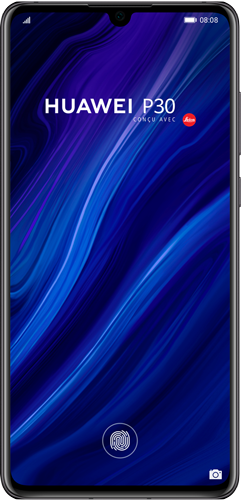 HUAWEI-P30-Black-Front(FR)