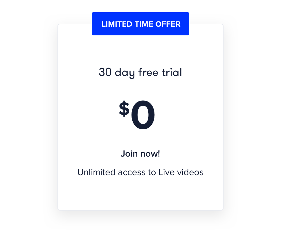 CP Live 30 day free trial