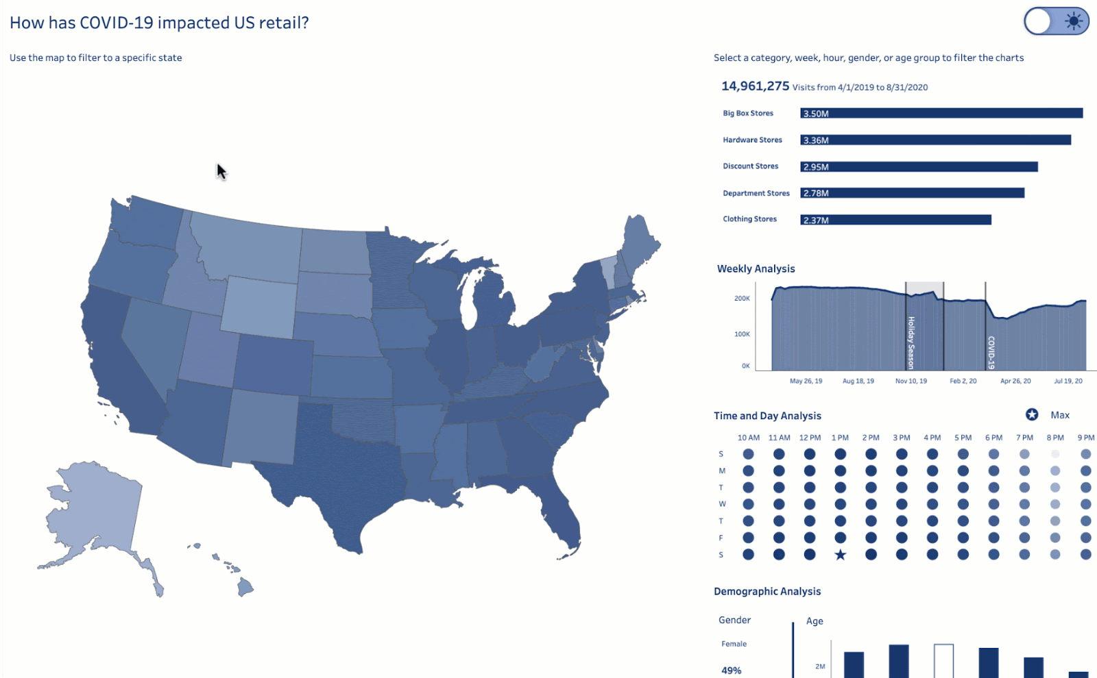 Image: Lovelytics/Tableau map