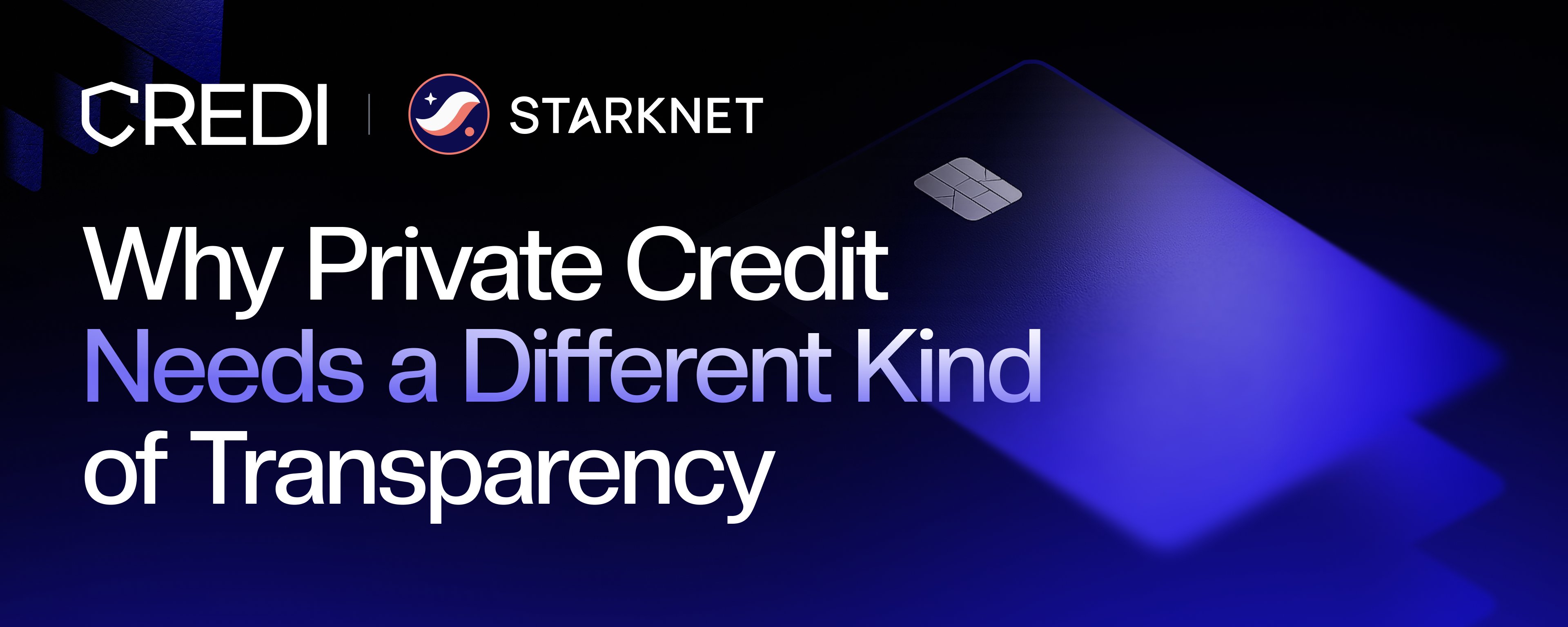 Why Private Credit Needs a Different Kind of Transparency