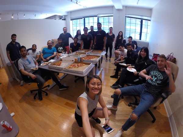 “The Last Meal”. Our old office at 548 King St. W.