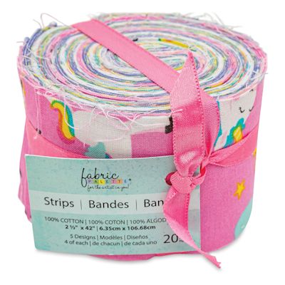 Fabric Palette Pre-Cut Fabric - Pippet Moesby Strips, Package of 20, 2-1/2" x 42"