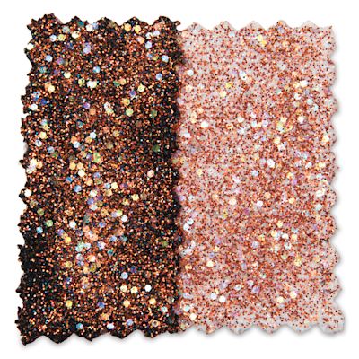 Plaid Fabric Creations Fantasy Glitter Fabric Paint - Impish Orange, 2 oz